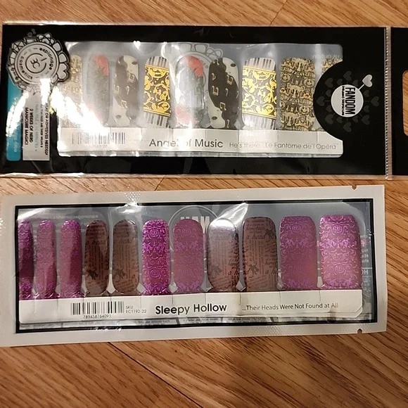 Giant Lot Of Bookish / Nerdy / Geeky Nail Wraps